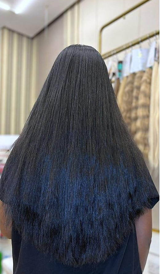 Black, thickened after extensions at PhiStudio Dubai