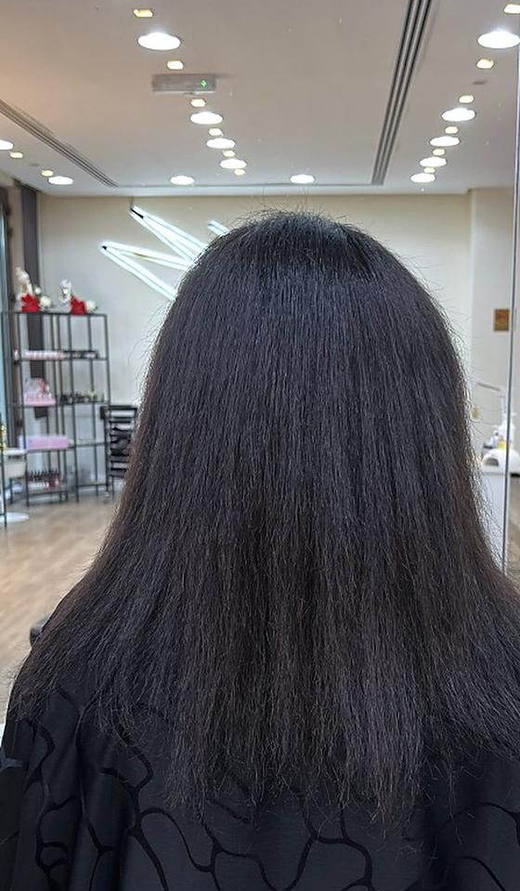 Dark volume before extensions at PhiStudio Dubai